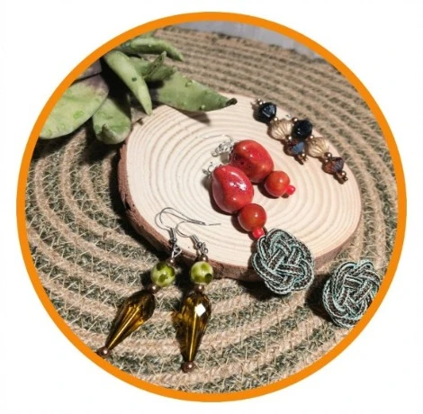 Földszínek és textúrák – természetes kézműves ékszerek