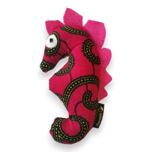 Pink Csipi csikóhal textilfigura