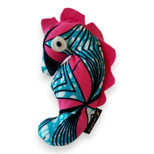 Kék pink Csipi csikóhal textilfigura