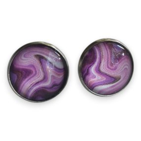 ColorFlow lila szellő fülbevaló