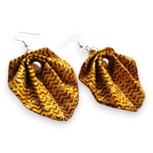 Moyo Leaf aranymustár fülbevaló