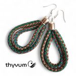 Színcsepp natúr ősz fülbevaló