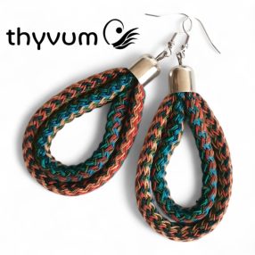 Színcsepp élénk ősz fülbevaló