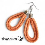 Színcsepp narancssárga fülbevaló