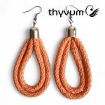 Színcsepp narancssárga fülbevaló