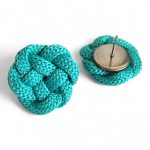 Ilka türkiz fonott fülbevaló