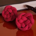 Ilka piros fonott bedugós fülbevaló