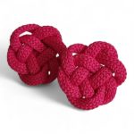 Ilka magenta fonott bedugós fülbevaló