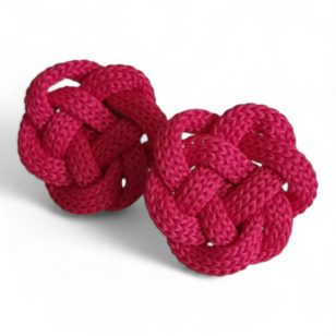 Ilka magenta fonott bedugós fülbevaló