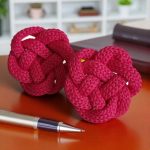 Ilka magenta fonott bedugós fülbevaló