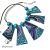 Tara Blue spirit afrikai textil nyaklánc
