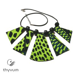 Tara Dzsungelkaland afrikai textil nyaklánc 