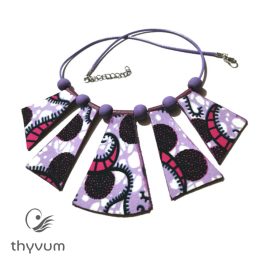 Tara Mystic afrikai textil nyaklánc Thyvum textilékszer