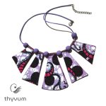 Tara Mystic afrikai textil nyaklánc Thyvum textilékszer