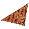 Narancshullám-színes afrikai vászon kendő