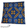 Kék sárga afrikai textil kendő