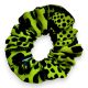 Élénk almazöld mintás Scrunchie 