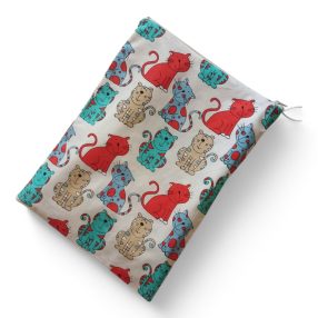 Szendvicstasak Színes cicás