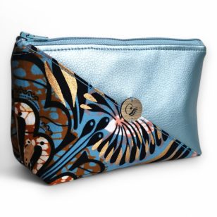 Aranyvirág világoskék normál méretű neszesszer