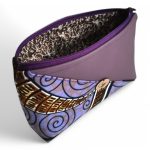 Forgószél lila színű normál méretű neszesszer