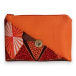 Aranycsillámos narancs színű neszesszer 